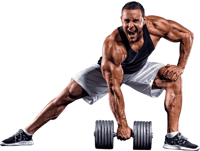 Team member working out